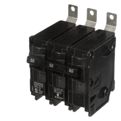 Interruptor automático atornillable tipo BL 3 polos, 50 amp.