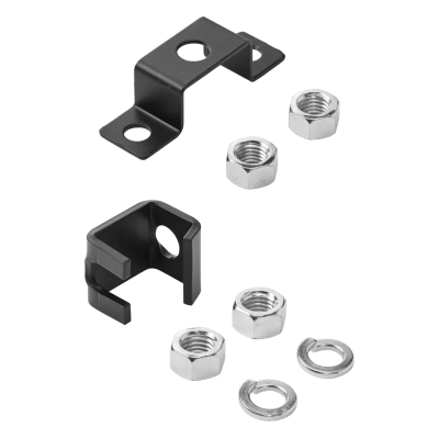 Kit de Soporte a Techo, Para Charola Tipo Escalerilla, de Acero, Color Negro