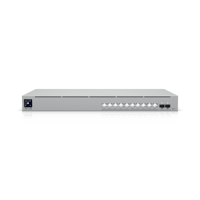USW Pro XG 10 PoE Switch PoE+++ Capa 3 Etherlighting™ de 10 Puertos 10GbE (Todos PoE+++) y 2 Puertos SFP+ con Disponibilidad PoE de 400W