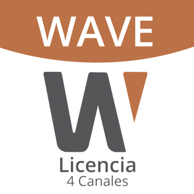 Licencia de 4 Canal de Wisenet Wave Profesional 