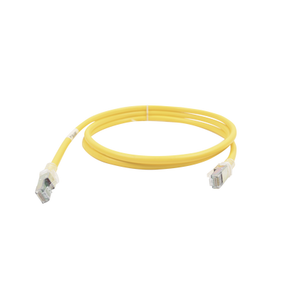 Patch Cord Z-MAX Cat6A UTP, CM, 1.52 Metros (5 Pies), Color Amarillo, Versión Bulk (Sin Empaque Individual)