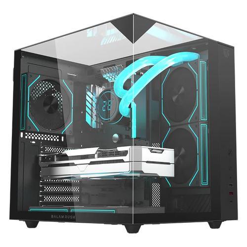 GABINETE BALAM RUSH GAMER MEDIATORRE MAJESTIC 6600  ATX M-ATX ITX NEGRO BR-941525