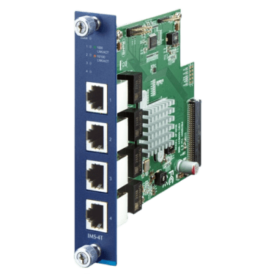 Modulo de 4 Puertos Ethernet 10/100/1000T Para Switch Modular IMS-6325-5 