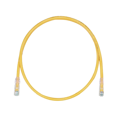 Cable de Parcheo TX6, UTP Cat6, 24 AWG, LSZH, Color Amarillo, 8 Metros (26.25 Pies)