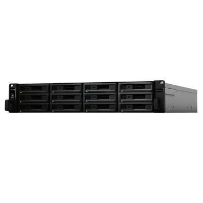 Unidad de Expansión Synology RXD1219sas | 12 Receptáculos SAS | Diseño Modularizado | Fuentes de Alimentación Redundantes | Conectividad Mini-SAS HD.