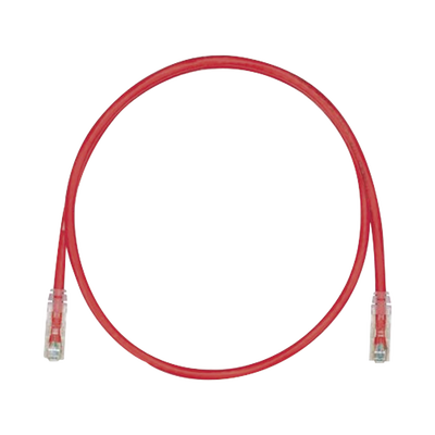 Cable de Parcheo TX6, UTP Cat6, 24 AWG, CM, Color Rojo, 2.13 Metros (7 Pies)