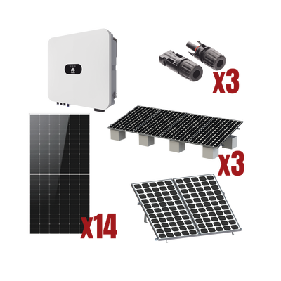 Kit Solar Interconexion  / 8kW  220Vca / Inversor HUAWEI/ Montaje Incluido  