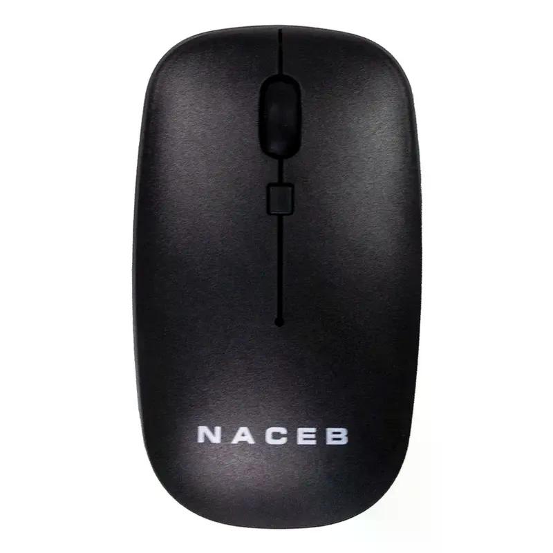 MOUSE NACEB NA 0136 INALAMBRICO OPTICO 1.600DPI RF INALAMBRICO NEGRO