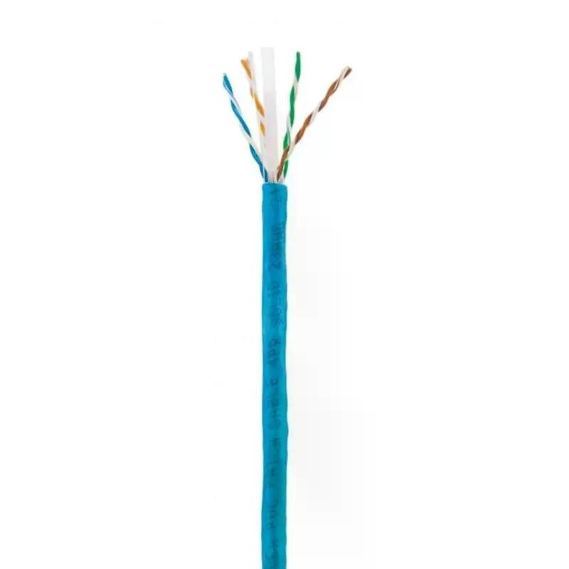 BOBINA CABLE UTP CAT 6 CCA, INTELLINET COLOR AZUL 23 AWG 305MTS 704670