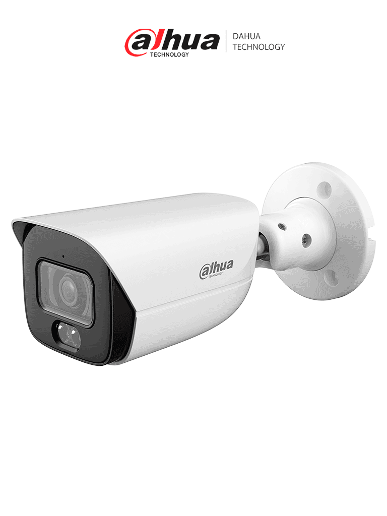 DAHUA DH-IPC-HFW5559E-ASE-IL - Cámara Bullet de 5 MP/ WizMind/ Lente 2.8/ LED IR de 50 m/ metadatos de video/ E&S de alarma y audio/ Ranura para micro SD/ MIC incorporado/Protección Perimetral/ Conteo de Personas/ ePoE/ IP67/ SMD 3.0/ AcuPick/