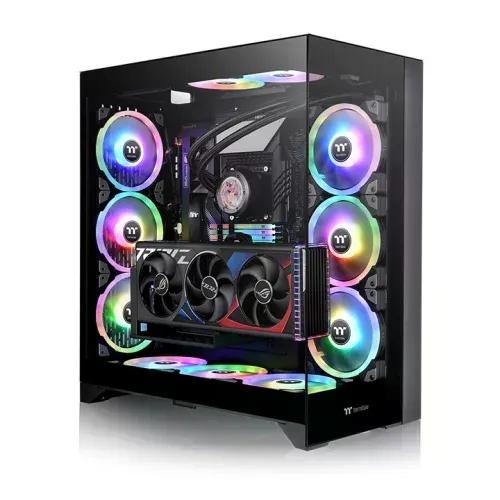 GABINETE THERMALTAKE CTE E600 MX MIDI TOWER ATX EATX MICRO ATX MINI ITX USB 3.0 SIN FUENTE SIN VENTILADORES INSTALADOS NEGRO
