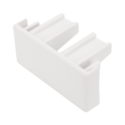 Tapa final color blanco de PVC auto extinguible,  para canaleta TMK1735, TMK1735SD (5390-02001)