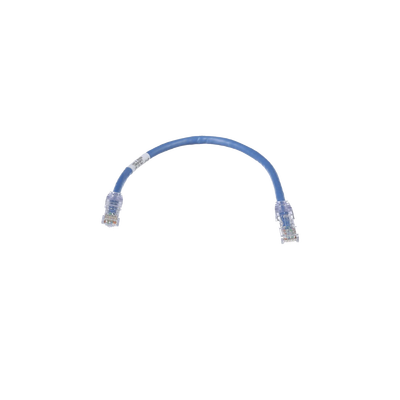 Cable de Parcheo TX6, UTP Cat6, 24 AWG, CM, Color Azul, 0.3 Metros (1 Pie)