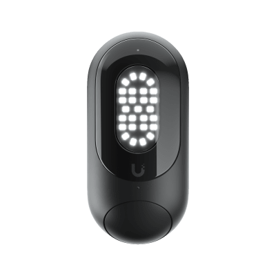 UniFi Protect Floodlight, Reflector de 550 Lúmenes LED, Montable en Pared, Detección de Movimiento, IPX5, Alimentación PoE