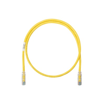 Cable de Parcheo UTP Categoría 6, con Plug Modular en Cada Extremo - 2 Metros (6.56 Pies) - Amarillo