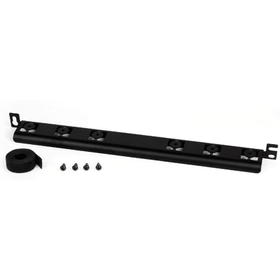 Barra para Aliviar Tensión o Peso Atrás de Patch Panel, Para Administración de 72 Cables, Color Negro