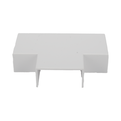Sección en "T" color blanco de PVC auto extinguible, para canaletas TMK1735, TMK1735SD (5340-02001)