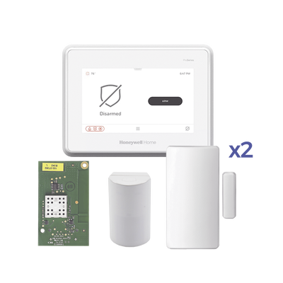 Sistema de Alarma con Pantalla Touch de 7" Compatible con sensores Inalambricos DSC, Bosh, 2GIG,ITI y Serie 5800 agregando el modulo PROTAKEOVER