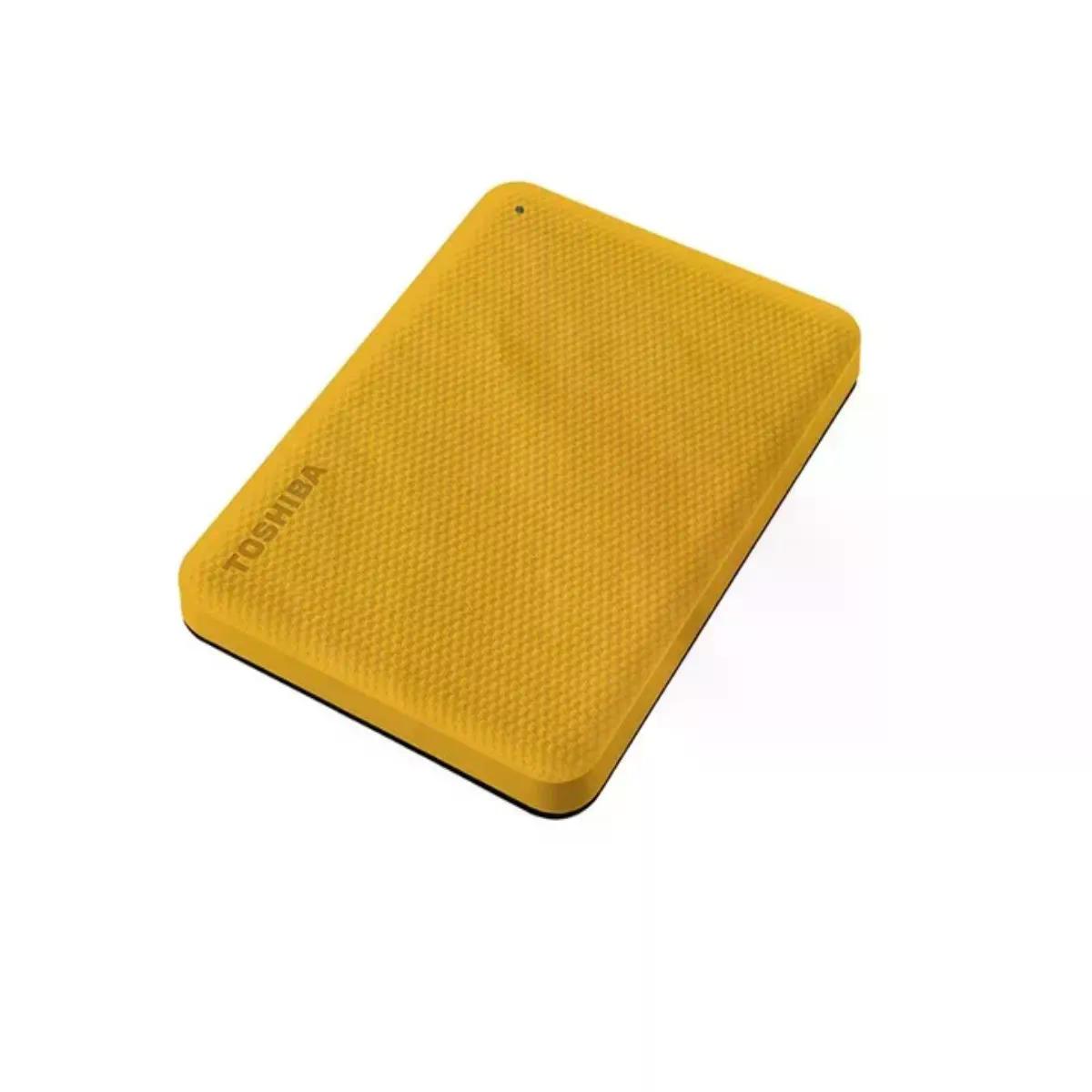 DISCO DURO EXTERNO TOSHIBA CANVIO ADVANCEPLUS 2TB AMARILLO HDTCA20XYCAB