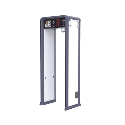 Arco Detector de Metales con Cámara 4MP y Doble Pantalla 7" y 29" / Hasta 72 Zonas Configurable / Tecnología Anti-Interferencia y Sensibilidad de Última Generación / Conteo de Personas y Alarmas