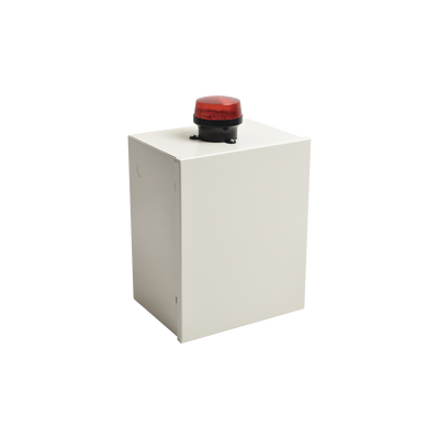 Gabinete de Resguardo de Sirena de 30 Watts con Alerta Visual Estroboscópica.