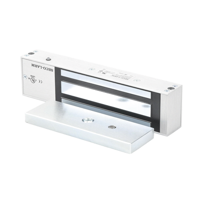 Chapa Magnética de 1200 Lbs / Sensor de Adherencia / Uso en Interior/ LED Indicador / Alimentación 12/24 Vcd  Seleccionable / Sin Magnetismo Residual / UL