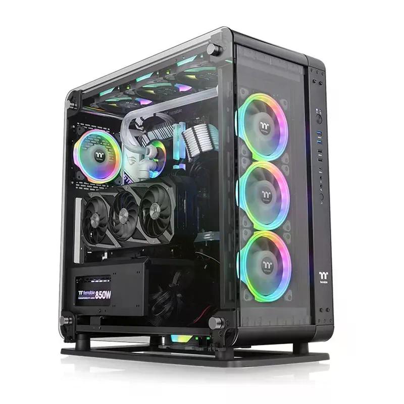 GABINETE THERMALTAKE CORE P6 MIDI TOWER ATX/MICRO ATX MINI ITX USB 2.0 3.0 SIN FUENTE SIN VENTILADORES INSTALADOS NEGRO