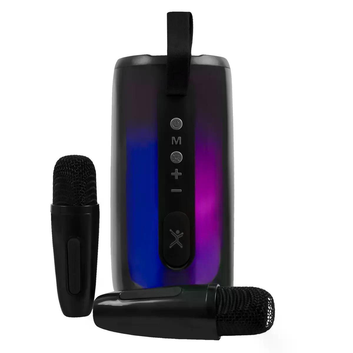 BOCINA PERFECT CHOICE PORTATIL COSMO BLUETOOTH INALAMBRICO 15W RMS NEGRO