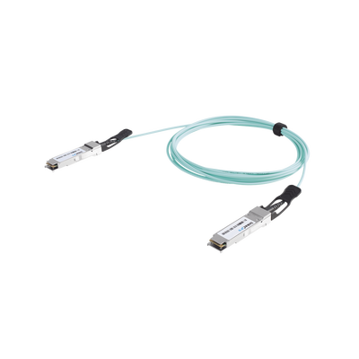 Cable AOC QSFP+ de 40 Gbps a 40 Gbps / Cable de fibra óptica Activo / Longitud: 20 metros