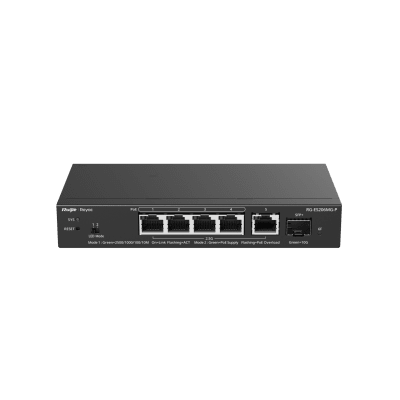Switch Administrable Capa2 PoE+ con 5 puertos Multi-Gigabit 2.5Gb, hasta 70w PoE 