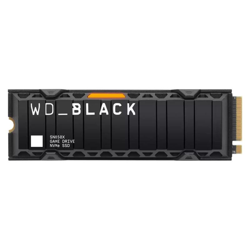 UNIDAD SSD M.2 WD SN850X 1TB WDS100T2XHE BLACK PCIE G4 NVME DISIPADOR