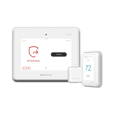 Kit de Termostato Inteligente y Panel de Alarma con Pantalla Touch