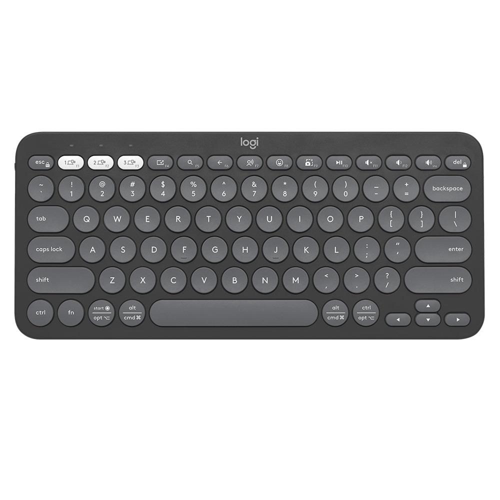 TECLADO LOGITECH PEBBLE KEYS 2 K380s BT MULTID. GRAPHITE (920-011783)