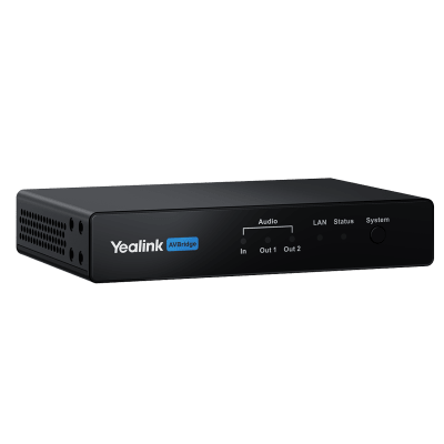 Caja de Audio AV-BRIDGE de Yealink con Procesamiento Profesional para Salas de Reuniones