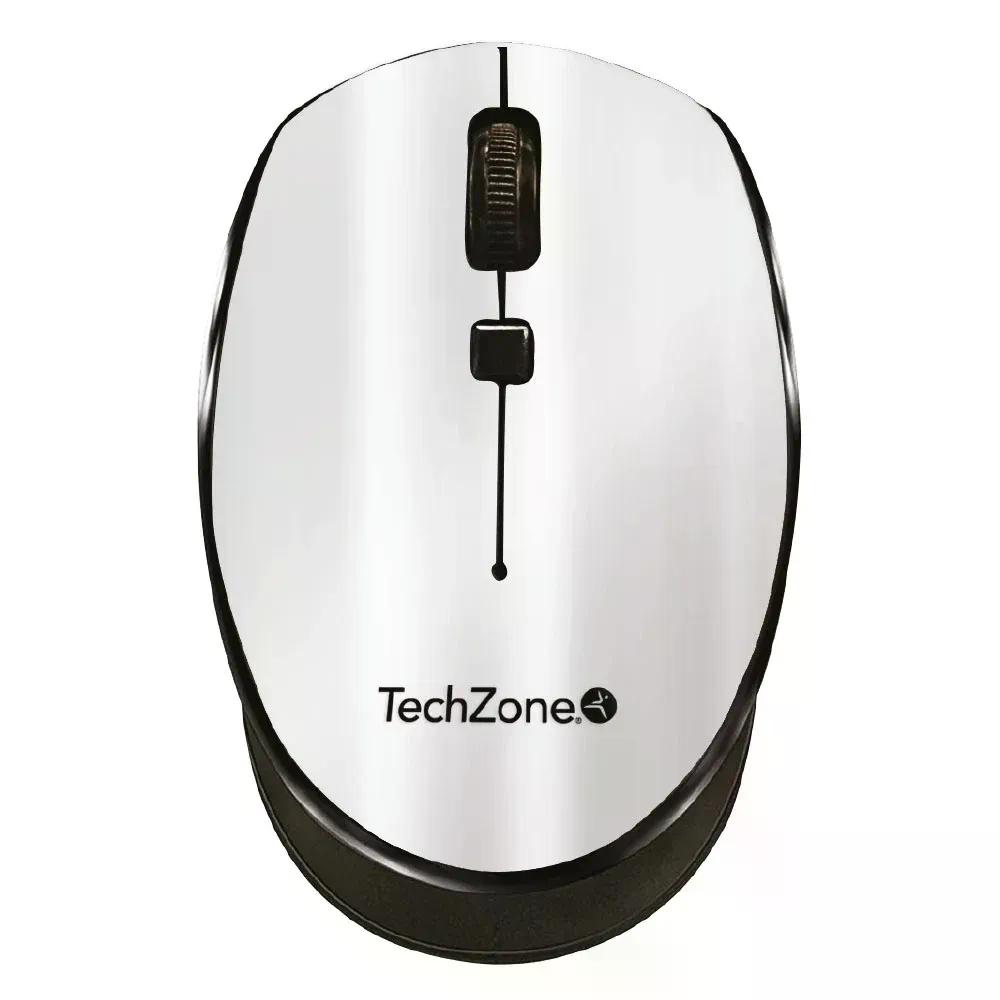 MOUSE TECHZONE OPTICO TZ19MOU01 INA INALAMBRICO 1.600DPI NEGRO PLATA