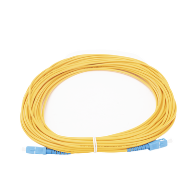 Jumper de Fibra Óptica Monomodo SC/UPC-SC/UPC Simplex de 20 Metros (65.62 Pies), 3mm