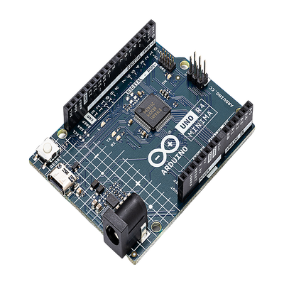 Placa Desarrollo Arduino UNO R4 Minima / Microcontrolador Renesas RA4M1 32-bit Cortex-M4 / 48 MHz / 256 kB Flash / 32 kB SRAM / 14 Digital I/O / 6 Analog Inputs / USB-C / Compatible con Shields UNO