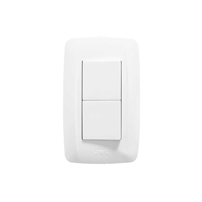 Apagador Duplex de 10 A / 127 V CA ~60 HZ  / Color Blanco.