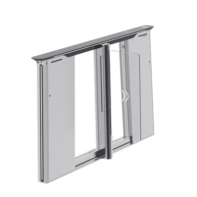 (Sensor dToF) Torniquete con Reconocimiento Facial y Lector QR Embebidos / IZQUIERDO / 100 mil usuarios / Carril de 90 Cms / Requiere Torniquete Derecho