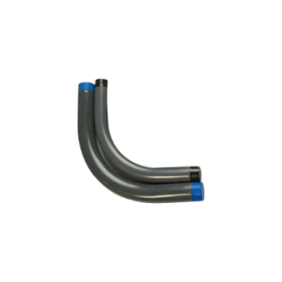 Codo Conduit Rígido de Aluminio de 2" (50.8 mm) con Recubrimiento de PVC.
