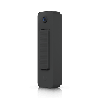 UVC Doorbell Lite – Videoportero Compacto 5 MP PoE con Visión Nocturna IR, Audio Bidireccional y Diseño Resistente al Clima, Color Negro