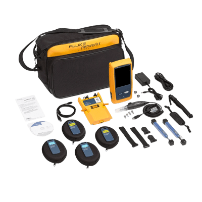 OTDR OptiFiber Pro / Certificación Fibra Óptica Tier 2 / 4 Longitudes de Onda 850-1300-1310-1550 nm / SmartLoop Bi-direccional / EventMap / Wi-Fi Integrado / Inspección Endfaces