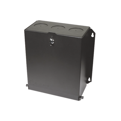 Caja de Zona (Punto de Consolidación), de 24 Puertos, Ideal para Soportar Cableado en una Gran Variedad de Áreas de Trabajo, Compatible con Conectores MAX, Z-MAX, o TERA, Color Negro