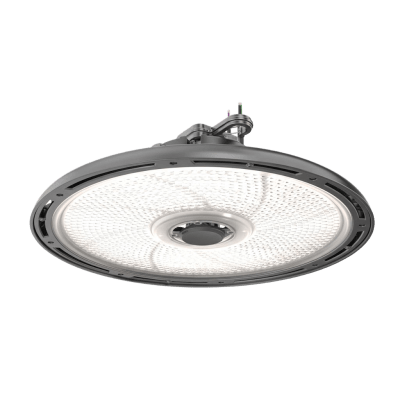 Luminaria LED High Bay Redonda REBL / 24 000- 27 000 -30 000 Lúmenes / 150-170-200W / 3500K-4000-5000 K CCT Switchable / IP66 NEMA 4X / IK10 / UVOLT 120-347V / DLC Premium