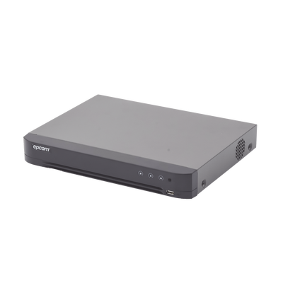 DVR 8 Canales TurboHD + 4 Canales IP / 5 Megapixel Lite / Acusense / Audio por Coaxitron / 1 Bahía de Disco Duro / Audio por Coaxitron / Evita Falsas Alarmas / Salida de Video en Full HD