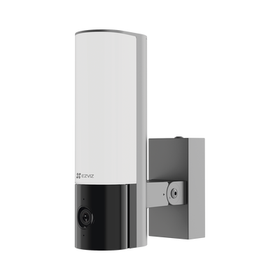 Cámara IP 4 Megapíxel / Wi-Fi / Lampara Integrada / Audio de dos vías / Imágen Nocturna a Color / Detección Humana / Audios Personalizables  / Uso Exterior con Protección