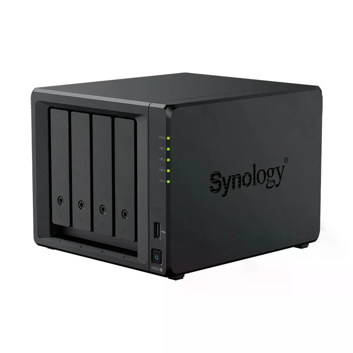 SYNOLOGY SERVIDOR NAS DE 4 BAHIAS DS925+ -