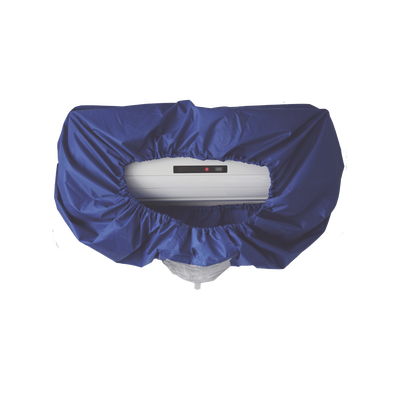 Cubierta Protectora CV2M para Aire Acondicionado / Material PU Impermeable / Salida de Agua Externa / Función Antipolvo / Correa Elástica de Seguridad / Circunferencia 3.2 m / Peso 0.57 kg