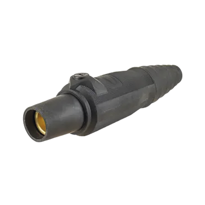 Conector Hembra Unipolar de 400 A 600 V CA/CC / Grado Industrial / Tornillos de fijación dobles/ Color Negro.