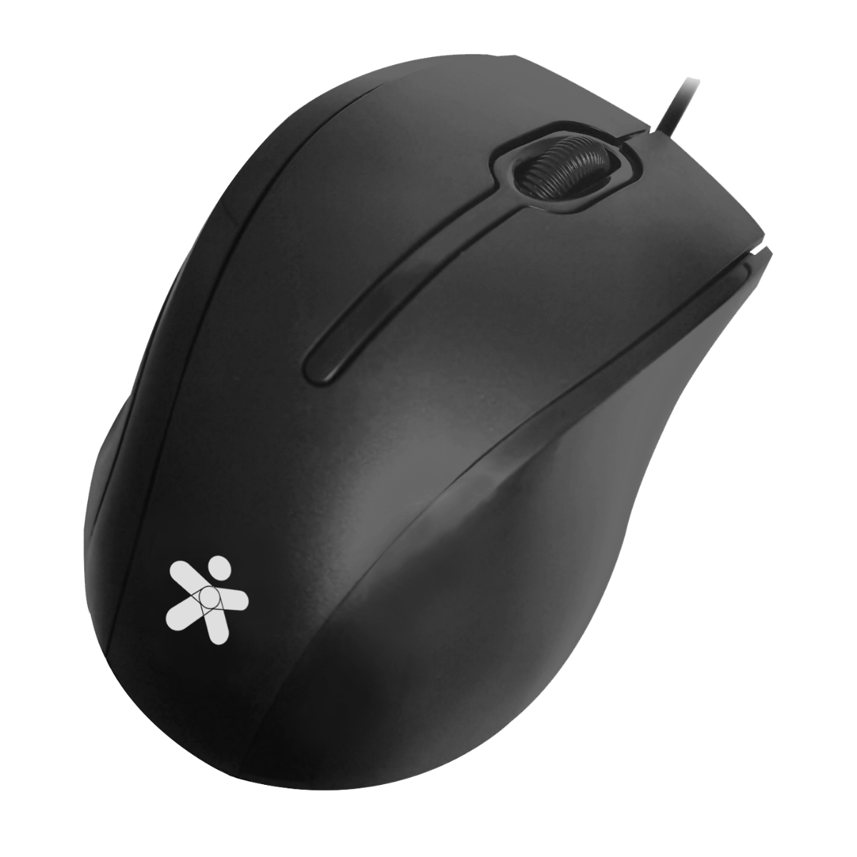 MOUSE STYLOS ALAMBRICO ERGONOMICO 3 BOTONES USB NEGRO (STPMOA7B)